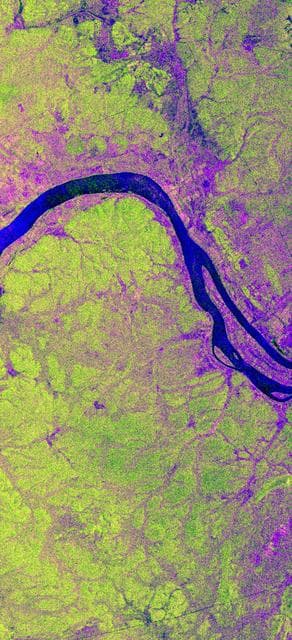 NASA image: Space Radar Image of Bebedauro, Brazil, Seasonal
