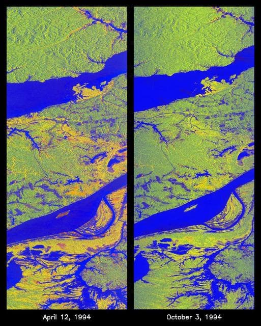 NASA image: Space Radar Image of Manaus, Brazil