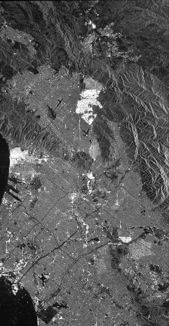 NASA image: Space Radar Image of Los Angeles, California