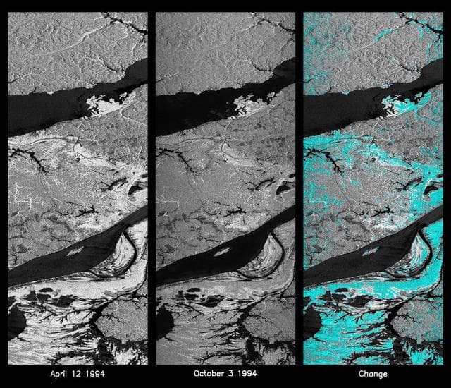 NASA image: Space Radar Image of Manaus Region of Brazil