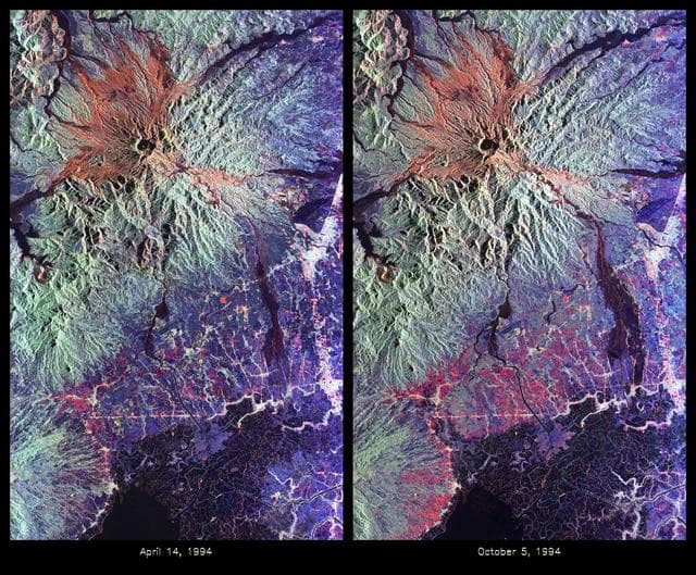 NASA image: Space Radar Image of Mount Pinatubo Volcano, Philippines