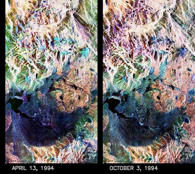 NASA image: Space Radar Image of Mammoth Mountain, California