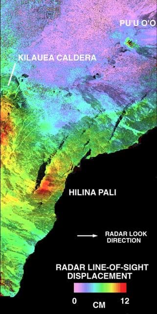 NASA image: Space Radar Image of Kilauea Volcano, Hawaii