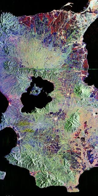 NASA image: Space Radar Image of Taal Volcano, Philippines
