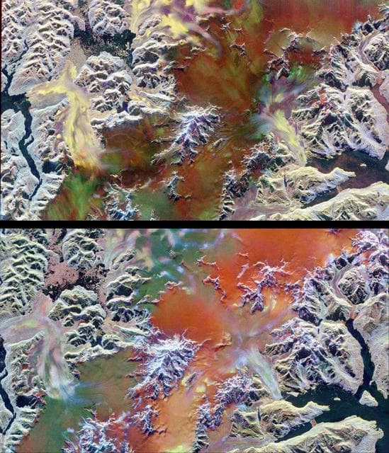 NASA image: Space Radar Image of Patagonian Ice Fields