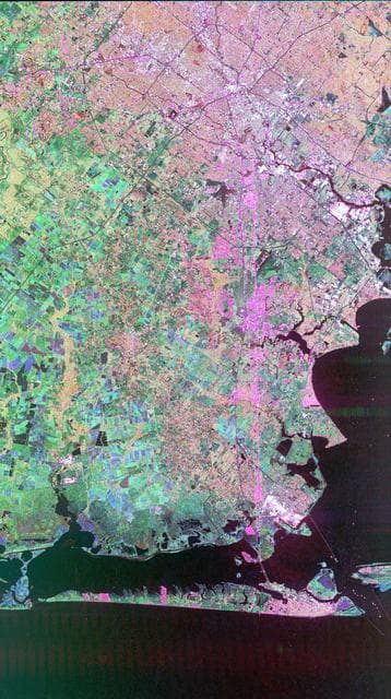 NASA image: Space Radar Image of Houston, Texas