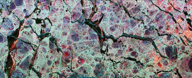 NASA image: Space Radar Image of Weddell Sea Ice