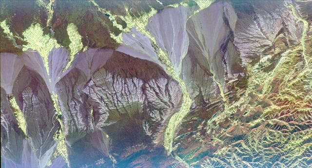 NASA image: Space Radar Image of Pishan, China