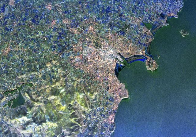 NASA image: Space Radar Image of Dublin, Ireland