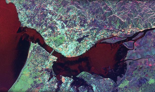 NASA image: Space Radar Image of Lisbon, Portugal