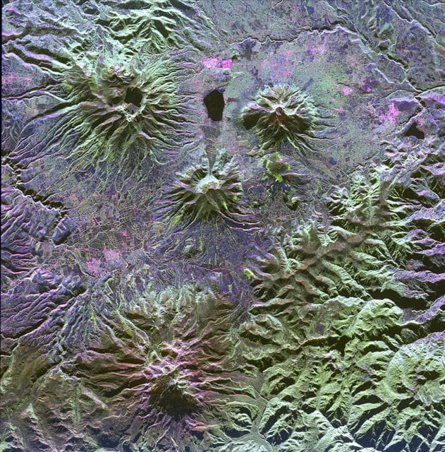 NASA image: Space Radar Image of North Ecuador