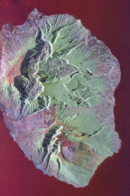 NASA image: Space Radar Image of Reunion Island