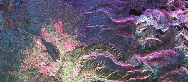 NASA image: Space Radar Image of La Paz, Bolivia