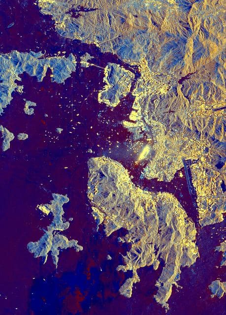NASA image: Space Radar Image of Hong Kong