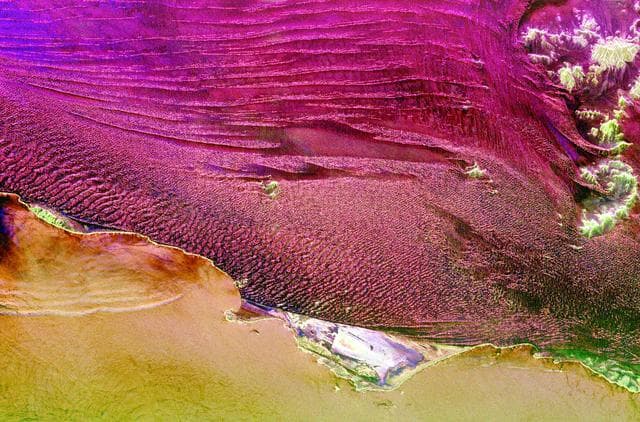 NASA image: Space Radar Image of Namibia Sand Dunes