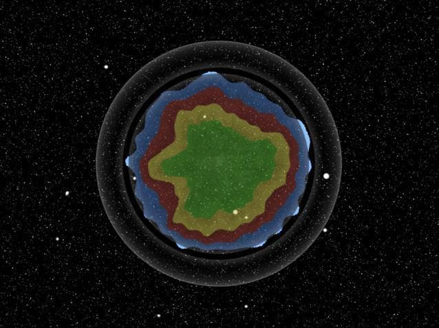 NASA image: Order Amidst Chaos of Star Explosion  Artist Concept