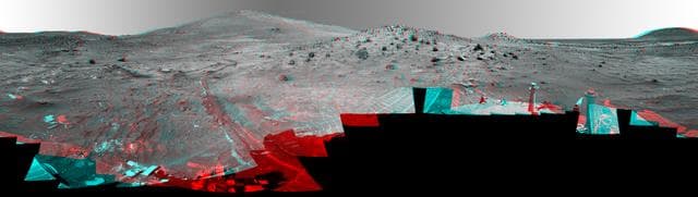 NASA image: McMurdo Panorama from Spirit Winter Haven Stereo