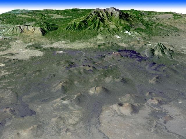 NASA image: Northern Arizona Volcanoes