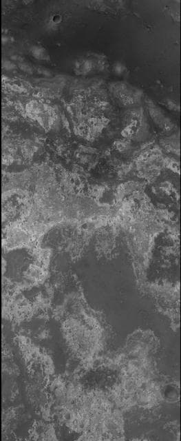 NASA image: Layered Rocks Near Mawrth Vallis