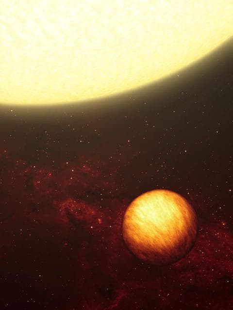 NASA image: Exotic World Blisters Under the Sun  Artist Concept