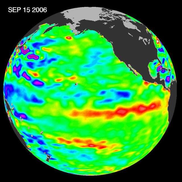 NASA image: Jason Satellite Observes Mild El Nino in 2006