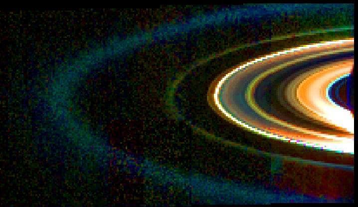 NASA image: Saturn Rings in Infrared