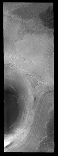NASA image: Polar Crater