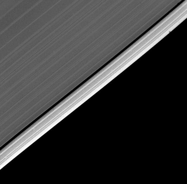 NASA image: Outer Edge of Saturn A-ring