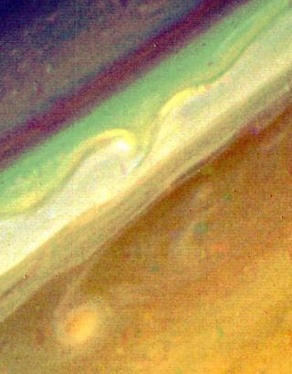 NASA image: Saturn North Temperate Belt