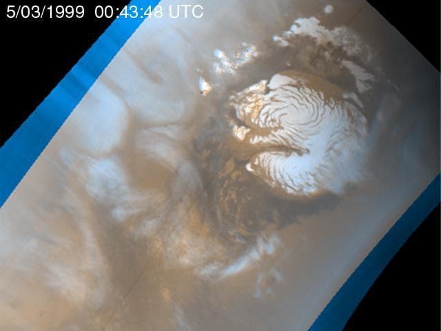 NASA image: Martian Storm 05/03/99