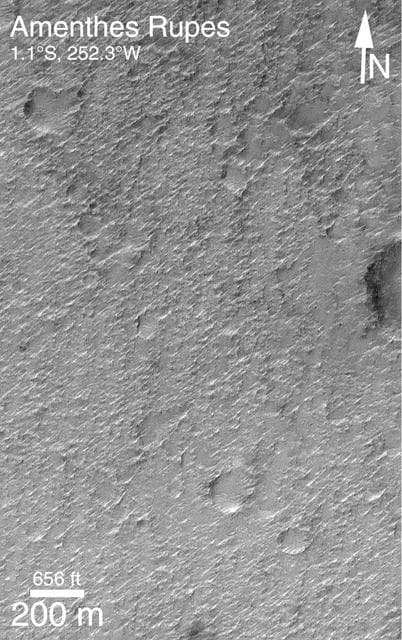 NASA image: MOC Providing Clues For Future Landing Site Selection