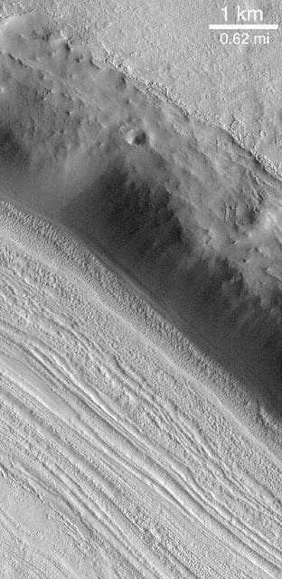 NASA image: Lineated Valley Floor