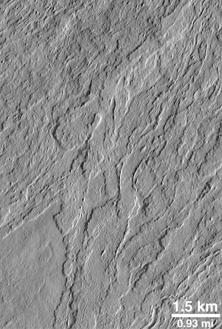 NASA image: Olympus Lava Flows