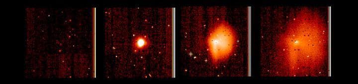 NASA image: Analyzing a Cometary Sneeze