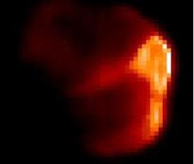 NASA image: Sunny Side of a Comet