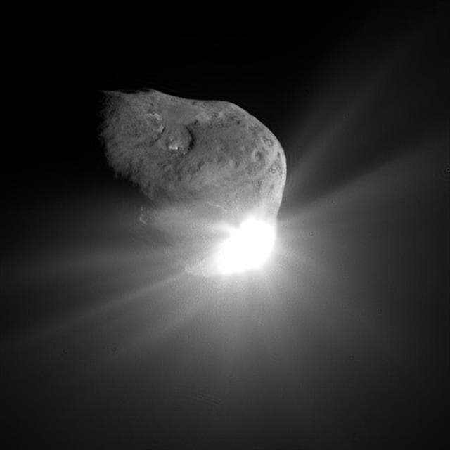NASA image: Tempel Alive with Light