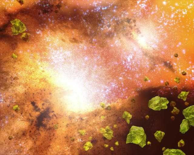 NASA image: Galactic Hearts of Glass  Artist Concept