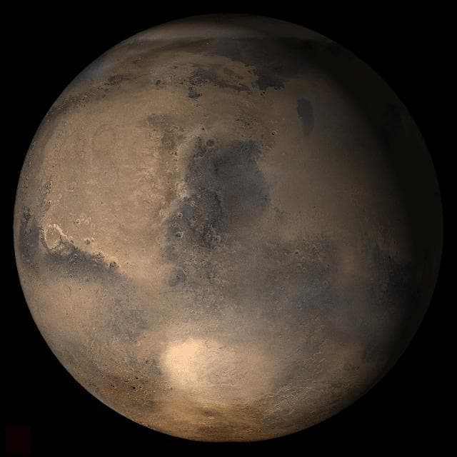 NASA image: Mars at Ls 12°: Syrtis Major