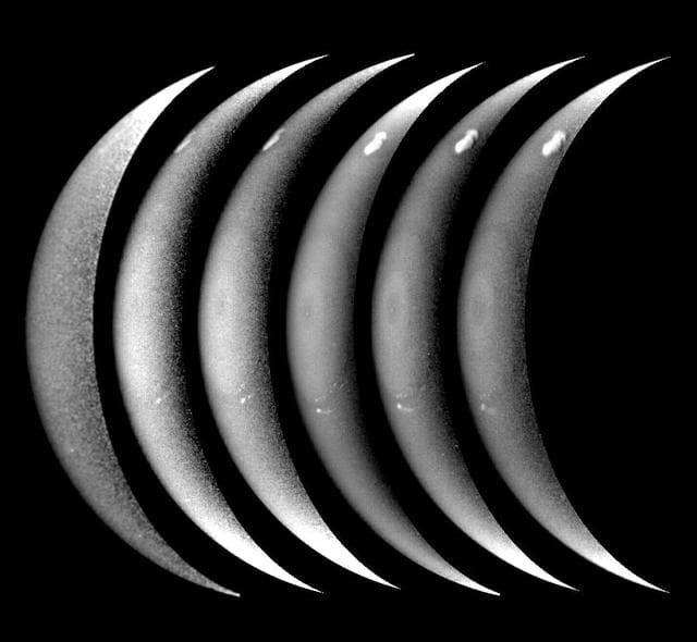 NASA image: Neptune Bright Crescent