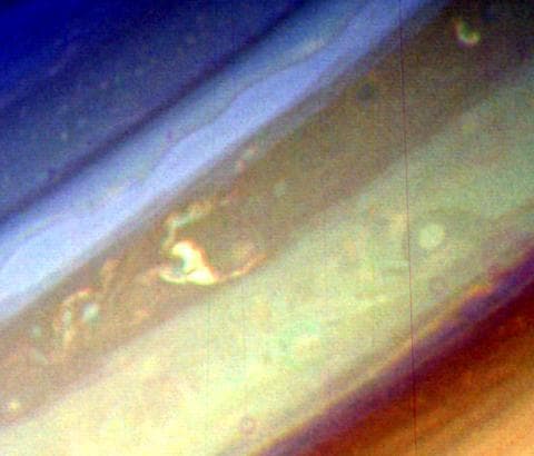 NASA image: Northern Hemisphere of Saturn