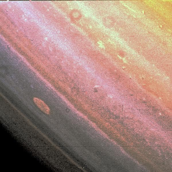 NASA image: Saturn Red Spot