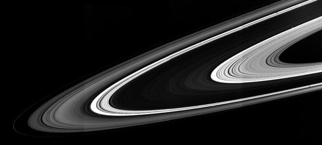 NASA image: Saturn Rings