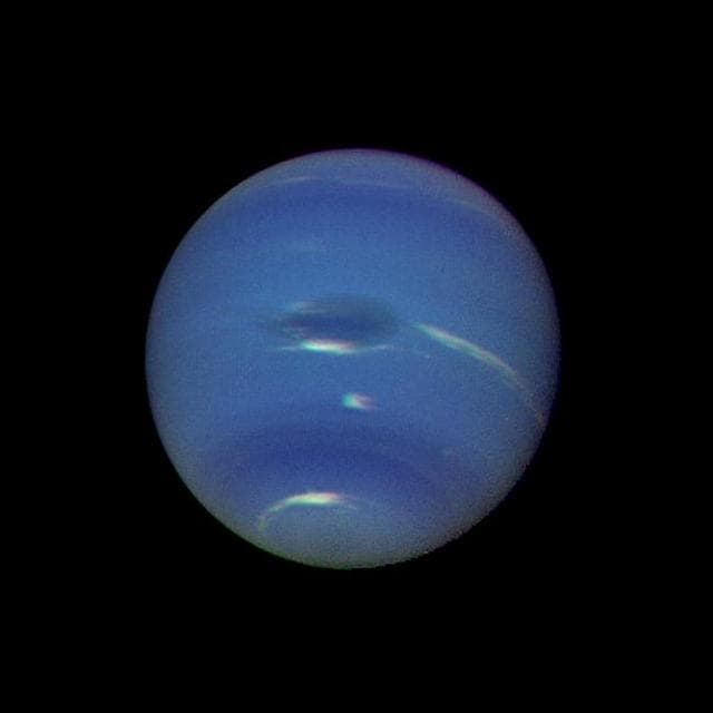 NASA image: Neptune Blue-green Atmosphere