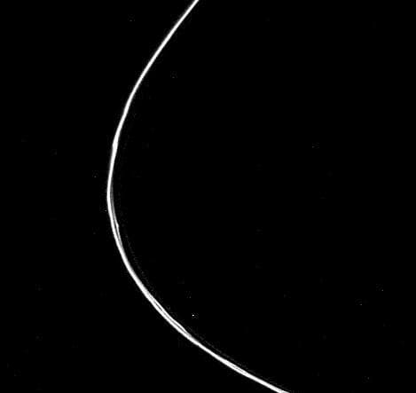 NASA image: Saturn F-ring
