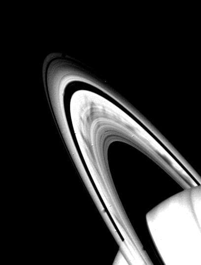 NASA image: Saturn B-ring