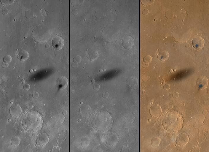 NASA image: MOC Views of Martian Solar Eclipses