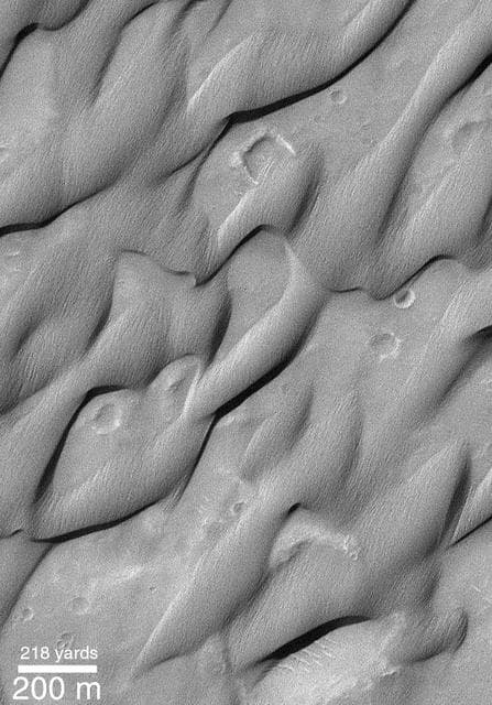 NASA image: The Groovy Dunes of Herschel