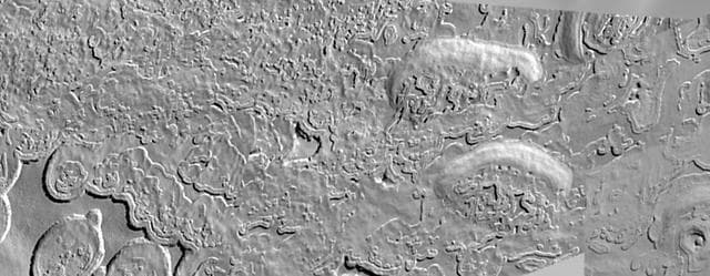 NASA image: High-Resolution South Polar Cap Mosaics