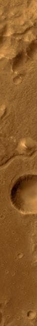 NASA image: A Valley in the Libya Montes