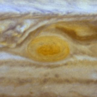 NASA image: Hubble Views Ancient Storm in the Atmosphere of Jupiter - April, 1997